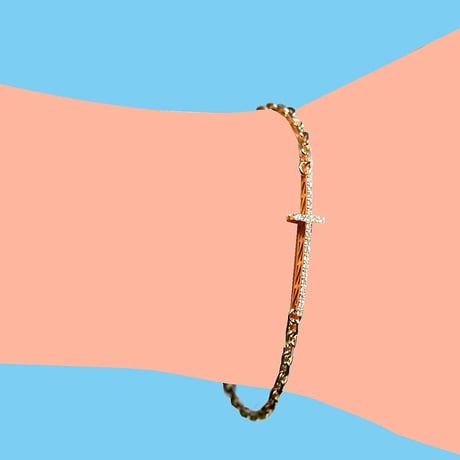 M.C BRACELET(K18YG DIAMOND)