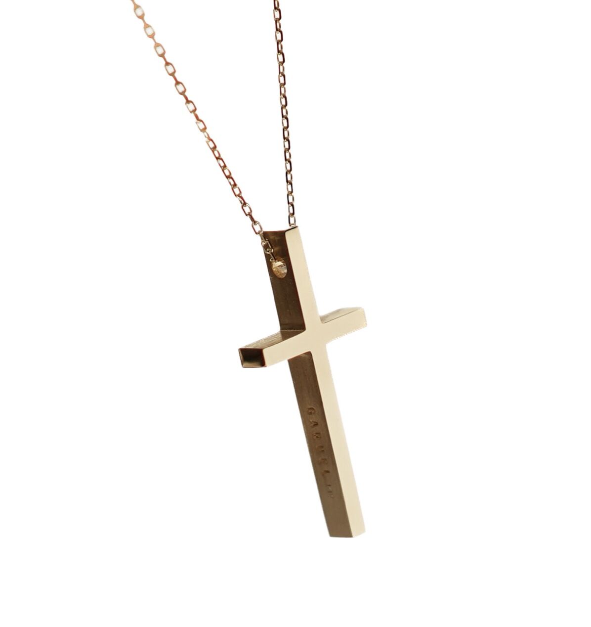 TWO ME CROSS NECKLACE (P)K18YG | GARDEL
