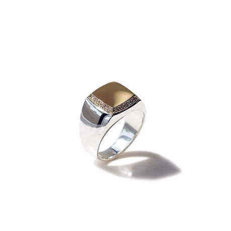 ROI RING(SV x K18x diamond)