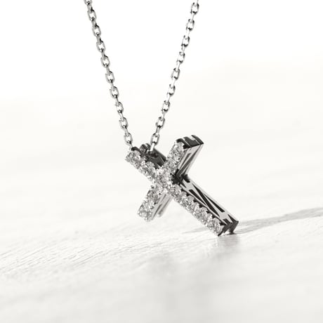 P.O.P CROSS  NECKLACE (L)