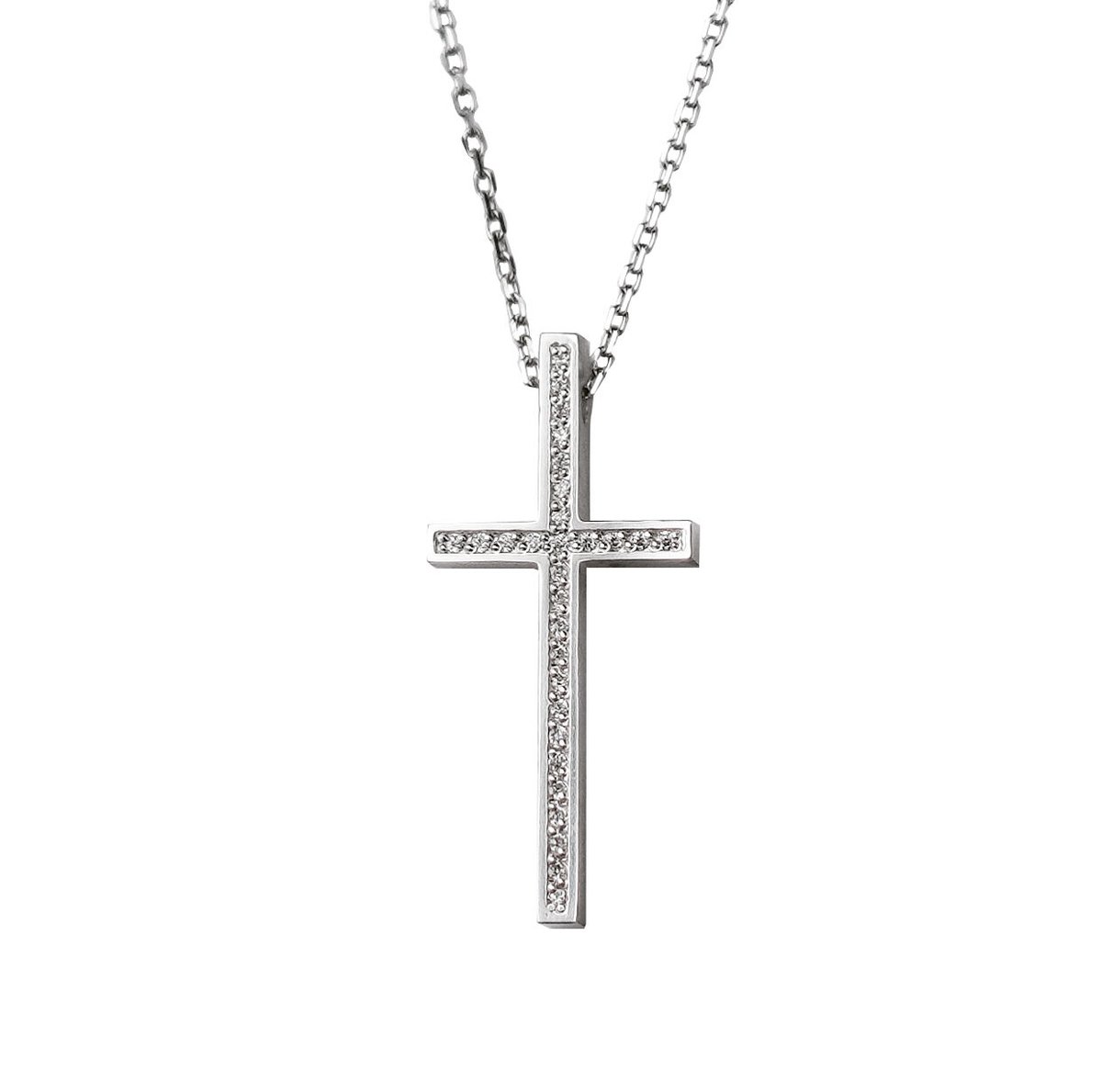 ★PEARLY MORE★ two cross necklace Hashtag double cross pearl necklace – MADDYSTARRED