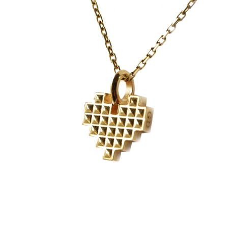 MOSAIC HEART NECKLACE(k18YG)