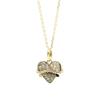 SPIRAL LOVE NECKLACE