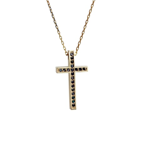 TWO ME CROSS(S)  NECKLACE(K18YG)