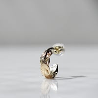 NATURAL FETHER  PIERCE(K18YG)