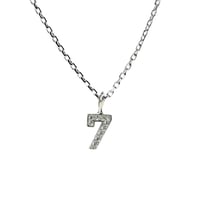 L.NUMBER NECKLACE (SV R)