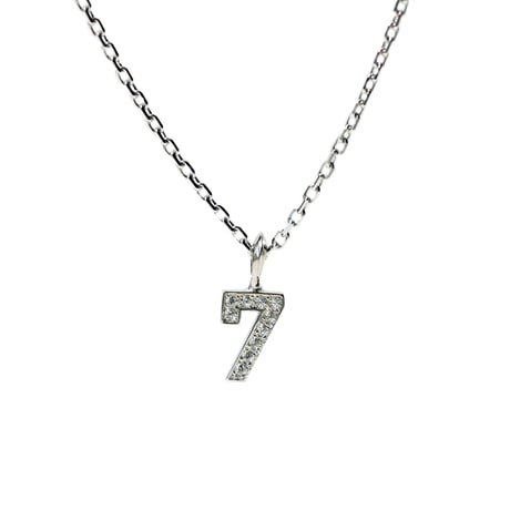 L.NUMBER NECKLACE (SV R)