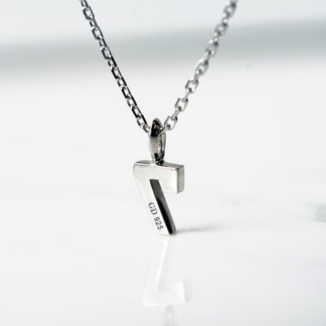 L.NUMBER NECKLACE (SV R)