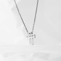 CUBE CROSS NECKLACE
