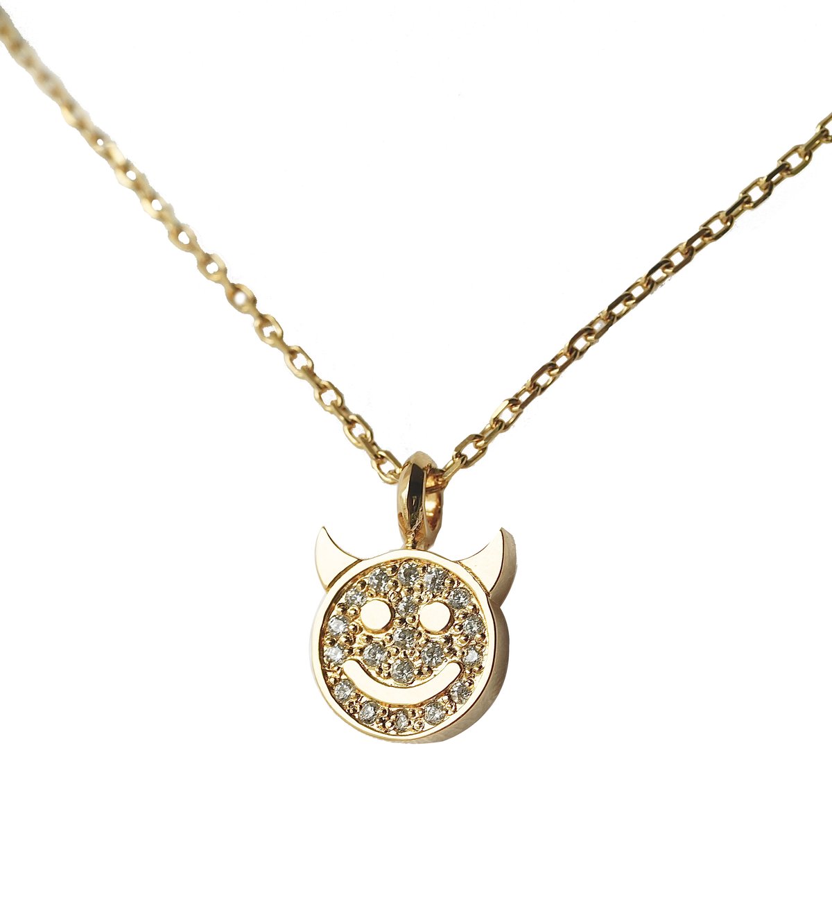 【関税込み】We11done ネックレス WE11DONE} SMILE METAL NECKLACE 送料関税込