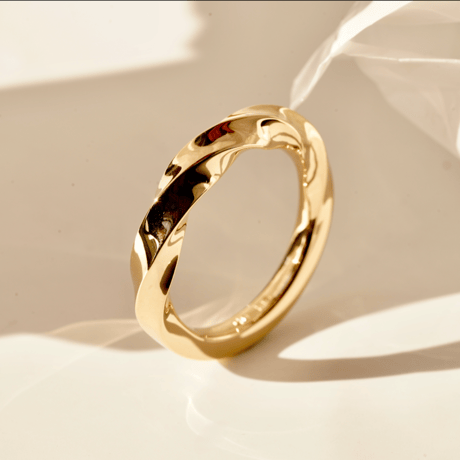 STREAM RING(k18YG)