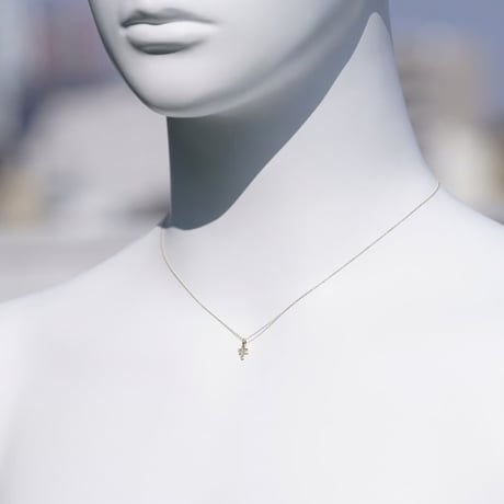 FAIRY CROSS NECKLACE(k18YG)