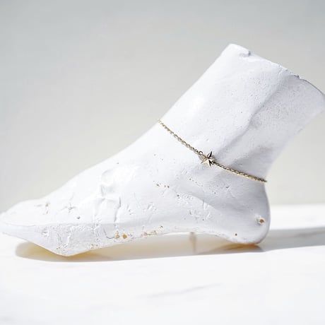 ONE STAR  ANKLET (GP)