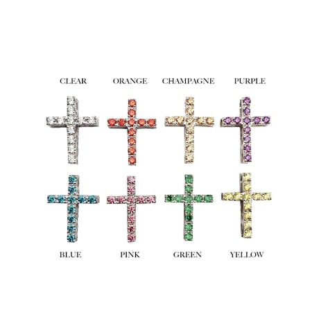 P.O.P CROSS  NECKLACE (L)