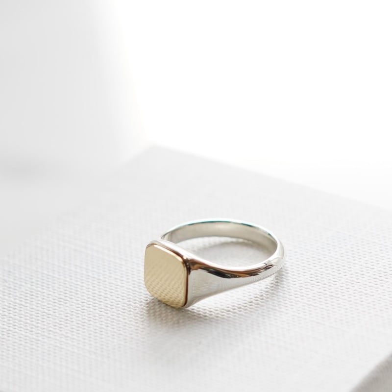 Landscape Element Ring H ゴールド