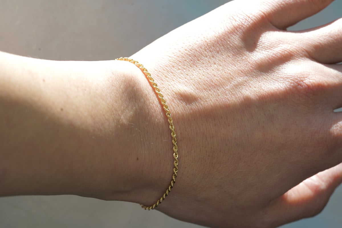 RAY BRACELET (RPE K18YG) | GARDEL