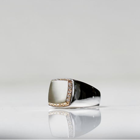 ROI RING(SV x K18x diamond)