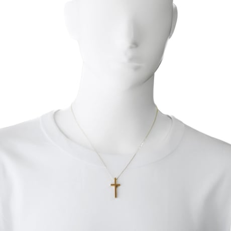 TWO ME CROSS NECKLACE (P)K18YG