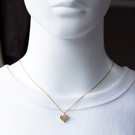 MOSAIC HEART NECKLACE(k18YG)