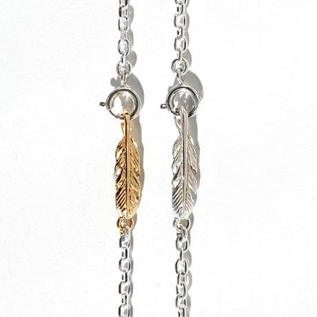 FEATHER CLASP CHAIN NECKLACE