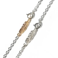 FEATHER CLASP CHAIN NECKLACE