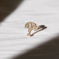 NATURAL QUESTION PIERCE (K18YG)