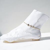 TRINITY  STAR  ANKLET (GP)