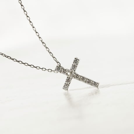 P.O.P CROSS  NECKLACE (L)