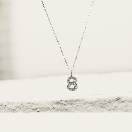L.NUMBER NECKLACE (SV R)