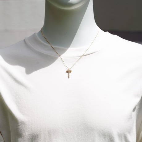 TWO ME CROSS(S)  NECKLACE(K18YG)