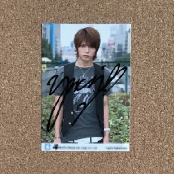 直筆ｻｲﾝ入ﾌﾞﾛﾏｲﾄﾞ中村優一 | 援劇屋夢宵桜
