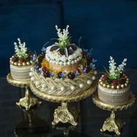 CHRISTMAS FLOWER CAKE SET