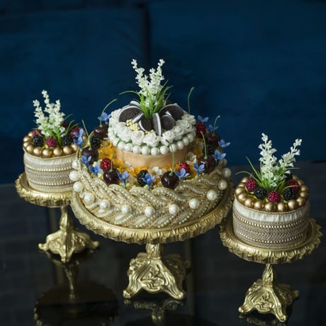 CHRISTMAS FLOWER CAKE SET