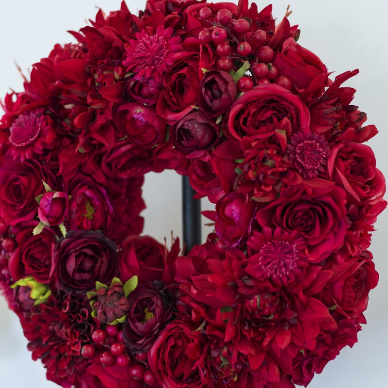 ご確認用　ローズレース　クリスマス向け真っ赤　黒　お洒落な花柄 ご確認用 ローズレース クリスマス向け真っ赤 黒 お洒落な花柄 ご確認用