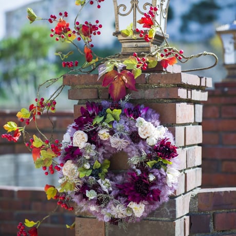SMOKE TREE WREATH(35cm)