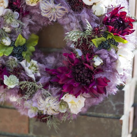 SMOKE TREE WREATH(35cm)