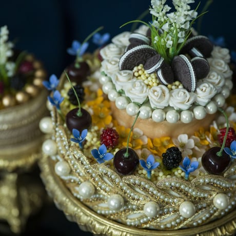 CHRISTMAS FLOWER CAKE SET