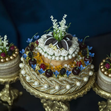 CHRISTMAS FLOWER CAKE SET