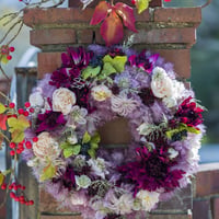 SMOKE TREE WREATH(35cm)