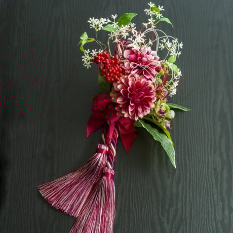 アイアン 正月飾り 蝶 草花 happy new year CATEGORY Japanese New