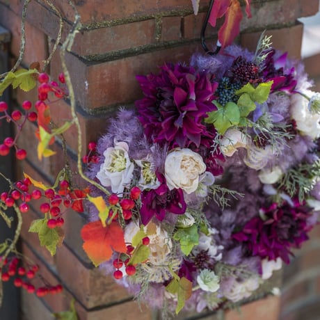 SMOKE TREE WREATH(35cm)