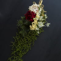 昇り龍の紅白正月飾り