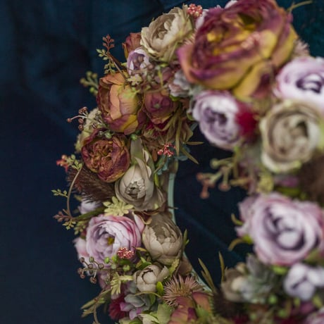 OLD ROSE WREATH (30cm)