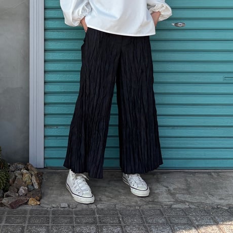 【Baked Crinkle Denim Pants 02】  StayNavy,StayBlack