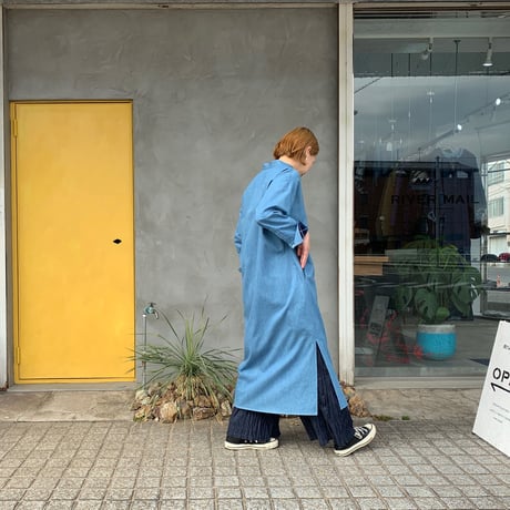 【Baked Crinkle Denim Pants】