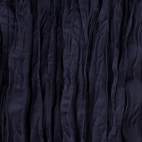 【Baked Crinkle Denim Skirt / Indigo×Black】 総丈80cm〜90cm