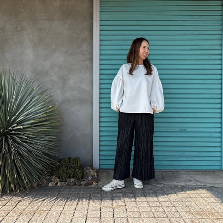 【Baked Crinkle Denim Pants 02】  StayNavy,StayBlack