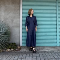 【Air Tuck Denim Dress】