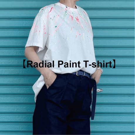 【Radial Paint T-shirt】