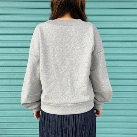 【Back Velour Sweat】